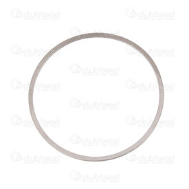 1720-2350-40 - Stainless Steel 304 Ring Flat 40mm Natural Wire Size 0.8mm Inside Diameter 37mm 10pcs 1720-2350-40,anneau acier,Grey,Stainless Steel 304,Ring,Flat,40MM,Grey,Natural,Metal,Wire Size 0.8mm,Inside Diameter 37mm,10pcs,China,montreal, quebec, canada, beads, wholesale