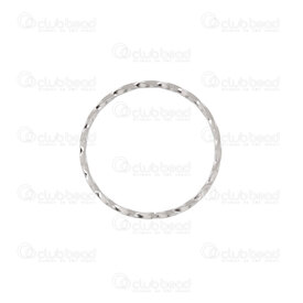 1720-2356-20 - Stainless Steel 304 Ring Twisted 20mm Natural Wire size 1mm 10pcs 1720-2356-20,Findings,Stainless Steel,10pcs,Stainless Steel 304,Ring,Twisted,20MM,Grey,Natural,Metal,Wire Size 1mm,10pcs,China,montreal, quebec, canada, beads, wholesale