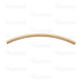 1720-240107-0540GL - Acier Inoxydable 304 Bille Tube 40x2mm Courbe Trou 1mm Plaque Or 20pcs 1720-240107-0540GL,montreal, quebec, canada, beads, wholesale
