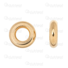 1720-240107-12GL - Stainless Steel 304 Bead Spacer Donut 12.5x3.5mm Gold 6mm Hole 10pcs 1720-240107-12GL,Beads,Metal,10pcs,Bead,Spacer,Metal,Stainless Steel 304,12.5x3.5mm,Round,Donut,Yellow,Gold,6mm Hole,China,montreal, quebec, canada, beads, wholesale