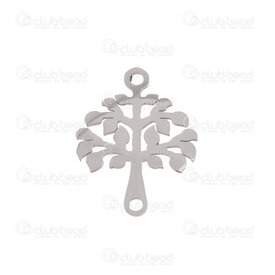 1720-2652-08 - Stainless Steel 304 Link-Connector Spiritual Tree of Life 17.5x14x1mm Natural 1mm Loop 10pcs 1720-2652-08,10pcs,Link-Connector,Stainless Steel 304,Link-Connector,Spiritual,Tree of Life,17.5x14x1mm,Grey,Natural,Metal,1mm Loop,10pcs,China,montreal, quebec, canada, beads, wholesale