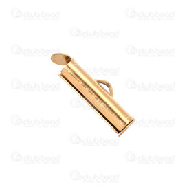 1720-2667-16GL - Stainless Steel Multi-Rows Connector Tube 16x4mm Gold Plated 20pcs 1720-2667-16GL,multi-rangs,montreal, quebec, canada, beads, wholesale