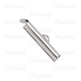 1720-2667-20 - Stainless Steel Multi-Rows Connector Tube 20x4mm Natural 50pcs 1720-2667-20,multi-rangs,montreal, quebec, canada, beads, wholesale