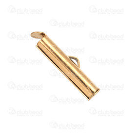1720-2667-20GL - Stainless Steel Multi-Rows Connector Tube 20x4mm Gold Plated 20pcs 1720-2667-20GL,Findings,Connectors,Multi-rows,montreal, quebec, canada, beads, wholesale