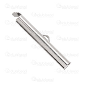 1720-2667-30 - Stainless Steel Multi-Rows Connector Tube 30x4mm Natural 50pcs 1720-2667-30,Findings,Connectors,montreal, quebec, canada, beads, wholesale