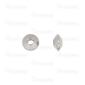 1720-2860-06 - Stainless Steel 304 Bead Spacer Saucer Sharp Edge 6x3mm Natural 2mm Hole 50pcs 1720-2860-06,Beads,Stainless Steel 304,Bead,Spacer,Metal,Stainless Steel 304,6X3MM,Round,Saucer,Sharp Edge,Grey,Natural,2mm Hole,China,montreal, quebec, canada, beads, wholesale