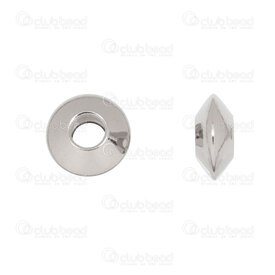 1720-2860-08 - Stainless Steel 304 Bead Spacer Saucer Sharp Edge 8x3.5mm Natural 3.5mm Hole 50pcs 1720-2860-08,Beads,Metal,Stainless Steel,50pcs,Bead,Spacer,Metal,Stainless Steel 304,8x3.5mm,Round,Saucer,Sharp Edge,Grey,Natural,montreal, quebec, canada, beads, wholesale