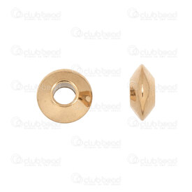 1720-2860-08GL - Stainless Steel 304 Bead Spacer Saucer Sharp Edge 8x3.5mm Gold 3mm Hole 10pcs 1720-2860-08GL,1720-2,10pcs,Yellow,Bead,Spacer,Metal,Stainless Steel 304,8x3.5mm,Round,Saucer,Sharp Edge,Yellow,Gold,3mm Hole,montreal, quebec, canada, beads, wholesale