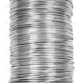 1720-3040-20-100 - Fils Acier Inoxydable Mou 20 Jauge 0.8mm Naturel 100m (328pi) 1720-3040-20-100,Fils métalliques,Acier inoxydable,Autre,montreal, quebec, canada, beads, wholesale