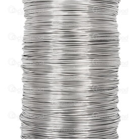 1720-3040-24-100 - Stainless Steel Wire 24 Gauge 0.4mm Natural 100m (328ft) 1720-3040-24-100,Metallic wires,Stainless Steel,Wire,24 Gauge,0.4mm,Natural,100m (328ft),China,montreal, quebec, canada, beads, wholesale