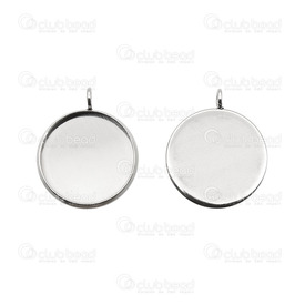 1720-9900-08 - Stainless Steel 304 Bezel Cup Pendant 16MM With Loop 10pcs 1720-9900-08,Pendants,Metal,16MM,Stainless Steel 304,Bezel Cup Pendant,Round,16MM,Metal,With Loop,10pcs,China,montreal, quebec, canada, beads, wholesale