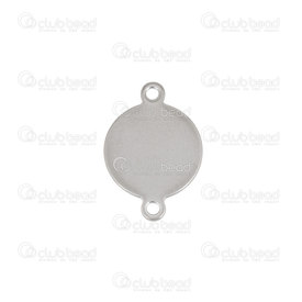 1720-9902-12 - Stainless Steel 304 Bezel Cup 12mm With Flat Top Round Natural With 2 loops 20pcs 1720-9902-12,20pcs,12mm,Stainless Steel 304,Bezel Cup,With Flat Top,Round,12mm,Grey,Natural,Metal,With 2 Loops,20pcs,China,montreal, quebec, canada, beads, wholesale