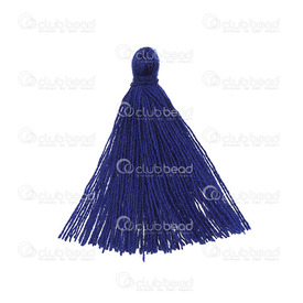 1721-0020-10 - Pampille Coton Bleu cobalt 3cm 10pcs 1721-0020-10,Tassel,Coton,Cobalt Blue,3cm,10pcs,Chine,montreal, quebec, canada, beads, wholesale