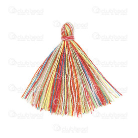 1721-0020-12 - Tassel Cotton Multicolor 3cm 10pcs 1721-0020-12,Tassels and Pom Poms,Cotton,Tassel,Cotton,Multicolor,3cm,10pcs,China,montreal, quebec, canada, beads, wholesale