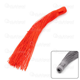1721-0023-04 - Tassel Silk Imitaion Red 140x12mm 20pcs 1721-0023-04,Tassels and Pom Poms,montreal, quebec, canada, beads, wholesale
