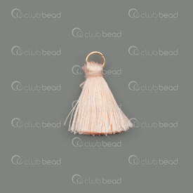 1721-0030-0222 - Ice Silk Tassel Light Pink 2cm with gold jump ring 6mm 20pcs 1721-0030-0222,Tassels and Pom Poms,Silk Threads,montreal, quebec, canada, beads, wholesale