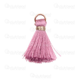1721-0030-0232 - Ice Silk Tassel Dark Purple Taupe with Dark Purple Taupe knot and Gold jump ring 2.0cm 20pcs 1721-0030-0232,Tassels and Pom Poms,Silk Threads,montreal, quebec, canada, beads, wholesale
