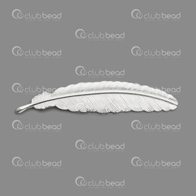1724-0200 - Metal Bookmark Feather 10.5CM Silver 5pcs 1724-0200,Findings,5pcs,Silver,Metal,Bookmark,Feather,10.5CM,Grey,Silver,Metal,5pcs,China,montreal, quebec, canada, beads, wholesale