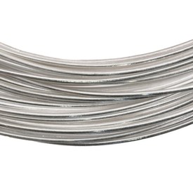 1752-0136 - Sterling Silver Half Hard Wire Round 24 Gauge (App.48ft) USA 1752-0136,montreal, quebec, canada, beads, wholesale