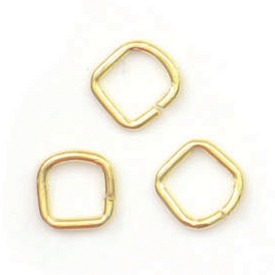 *1753-1932 - Vermeil Jump Ring Square 6MM 50pcs India *1753-1932,6mm,Square,Vermeil,Jump Ring,Square,Square,6mm,Metal,50pcs,India,montreal, quebec, canada, beads, wholesale