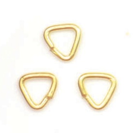 *1753-1934 - Vermeil Closed Ring Triangle 6MM 50pcs India *1753-1934,175,Vermeil,Vermeil,Closed Ring,Triangle,Triangle,6mm,Metal,50pcs,India,montreal, quebec, canada, beads, wholesale