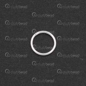 1754-0304 - Sterling Silver 925 Jump Ring 8x0.7mm-22GA 20pcs USA 1754-0304,Findings,Rings,Simple - Jump,8MM,Sterling Silver 925,Jump Ring,8MM,Grey,Metal,20pcs,USA,montreal, quebec, canada, beads, wholesale