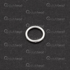 1754-0342 - Sterling Silver Closed Jump Ring 6MM 25pcs USA 1754-0342,Findings,Rings,Closed - Soldered,Sterling Silver,Closed Jump Ring,6mm,Grey,Metal,25pcs,USA,montreal, quebec, canada, beads, wholesale