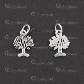 1754-1021-28 - Sterling Silver 925 Charm Tree of Life 12x9x1.2mm With 3mm Ring 2pcs 1754-1021-28,Charms,Charm,Metal,Sterling Silver 925,12x9x1.2mm,Free Form,Tree of Life,Grey,With 3mm Ring,China,2pcs,montreal, quebec, canada, beads, wholesale