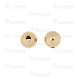 1755-0150-06 - Gold Filled 14k Bead Round 6mm 1.5mm Hole 6pcs USA 1755-0150-06,Gold Filled,Beads,Bead,Metal,Gold Filled 14k,6mm,Round,Round,1.5mm hole,USA,6pcs,montreal, quebec, canada, beads, wholesale