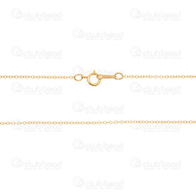 1755-0411-18 - Gold Filled 14k Cable Chain Necklace 1x1.5mm 18" 1pc USA 1755-0411-18,Gold Filled,Chains,Gold Filled 14k,Cable,Chain,Necklace,18",1x1.5mm,1pc,USA,montreal, quebec, canada, beads, wholesale