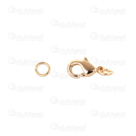 1755-1006 - Gold Filed 14K Fish Clasp 10mm with 2mm Jump Ring (2) 10pcs 1755-1006,montreal, quebec, canada, beads, wholesale