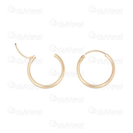 1755-1021-18 - Gold Filled 14K Earring Leverback Round 18mm 1pair 1755-1021-18,gold filled,montreal, quebec, canada, beads, wholesale