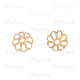 1755-1051-08 - Gold Filled 14k Bead Cap Flower 8x3mm Hole 1.5mm 20pcs 1755-1051-08,findings,Gold Filled 14k,Gold Filled 14k,Bead Cap,Flower,8x3mm,Yellow,Metal,Hole 1.5mm,20pcs,China,montreal, quebec, canada, beads, wholesale