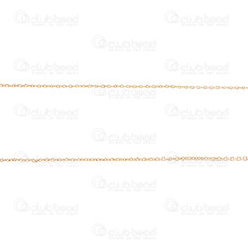 1755-1110-1.2 - Or Rempli 14K Chaine Forcat Rond 1.2mm Alterne 3m 1755-1110-1.2,Or rempli,montreal, quebec, canada, beads, wholesale
