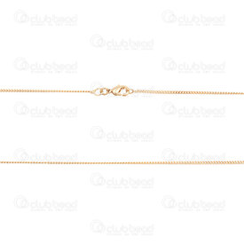 1755-1130-171.2 - Gold Filled 14K Curb Chain Necklace 1.2x2mm 17\' 1pc 1755-1130-171.2,1755-,montreal, quebec, canada, beads, wholesale