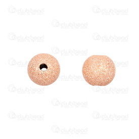 1756-0151-06 - Rose Gold Filled 14K Bead Round 6mm Stardust 1.5mm hole 5pcs 1756-0151-06,Gold Filled,Beads,montreal, quebec, canada, beads, wholesale