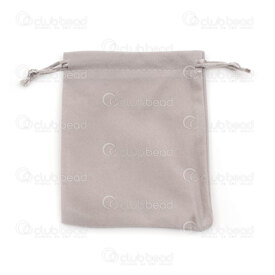 2001-0387-002 - Velvet bag 10x12cm Taupe 10pcs 2001-0387-002,2001-0,montreal, quebec, canada, beads, wholesale