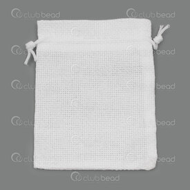 2001-0399-1204 - Sac Tissus Blanc 9x12cm 10pcs 2001-0399-1204,2,montreal, quebec, canada, beads, wholesale