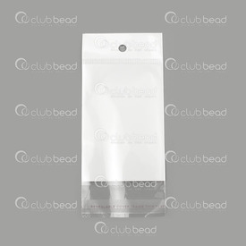 2001-0518 - Plastic Bag Self-Seal Clear front/White back 60X80mm 400pcs 2001-0518,Packaging products,Plastic,Plastic,Bag,Self-Seal,Clear front/White back,60x80mm,400pcs,China,montreal, quebec, canada, beads, wholesale