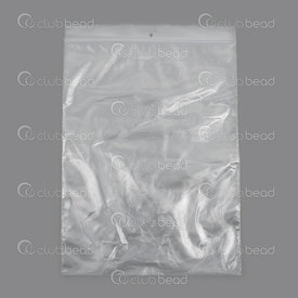 2001-0525-100 - Plastic Reclosable Bag Clear 23X30cm 2mill thick 100pcs 2001-0525-100,Bags,Plastic,montreal, quebec, canada, beads, wholesale