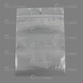2001-0547-100 - Plastic Reclosable Bag 120x85mm Clear 100pcs 2001-0547-100,Packaging products,montreal, quebec, canada, beads, wholesale