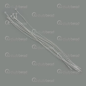 2001-0712 - Plastic loop tie 17.7cm (7 inches) clear color 1000 pcs 2001-0712,Displays,montreal, quebec, canada, beads, wholesale