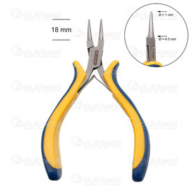 201E-030 - Beadalon Round Nose Pliers Ergo Box Joint Construction 1pc India 201E-030,Tools and accessories,Pliers,Round,Pliers,Ergo Box Joint Construction,Round Nose,1pc,India,Beadalon,Plier,montreal, quebec, canada, beads, wholesale