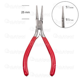 201F-022 - Beadalon Round Nose Pliers Econo Lap Joint Construction 1pc India 201F-022,Tools and accessories,Pliers,Round,Pliers,Econo Lap Joint Construction,Round Nose,1pc,India,Beadalon,Plier,montreal, quebec, canada, beads, wholesale