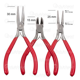 202K-020 - Beadalon Flat, Round and Cutter 3-Pieces Kit Pliers Econo Lap Joint Construction 1pc India 202K-020,Tools and accessories,Pliers,Econo Lap Joint Construction,Flat, Round and Cutter 3-Pieces Kit,1pc,India,Beadalon,Plier,montreal, quebec, canada, beads, wholesale