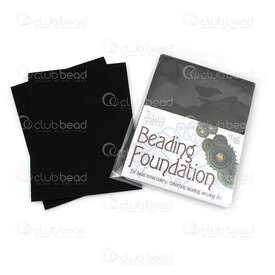 2501-0001-02 - Beading Foundation Black 4.25in x 5.5in 4pcs USA 2501-0001-02,u,montreal, quebec, canada, beads, wholesale
