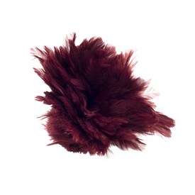2501-0210-06 - Feather Hen Burgundy 2-4'' Bunch  Marsala 2501-0210-06,poule,Feather,Hen,Burgundy,2-4'',Bunch,China,Marsala,montreal, quebec, canada, beads, wholesale