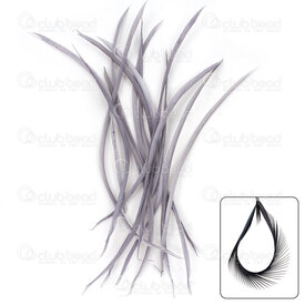 2501-0217-12 - Plume Oie Gris (approx.18cm) 50pcs 2501-0217-12,Plumes naturelles,montreal, quebec, canada, beads, wholesale