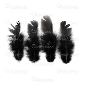2501-0224-26 - Feather Goose Black 5-10cm 100 pcs 2501-0224-26,Feathers natural,montreal, quebec, canada, beads, wholesale