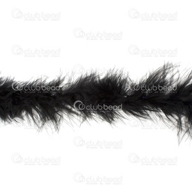 2501-0232-02 - chaîne de plumes Noir 1pc 2M 2501-0232-02,Black,Feather chain,Black,2M,1pc,montreal, quebec, canada, beads, wholesale